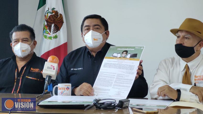 SNTE sección 18 invita a donar dispositivos electrónicos para apoyar a niños de escasos recursos.
