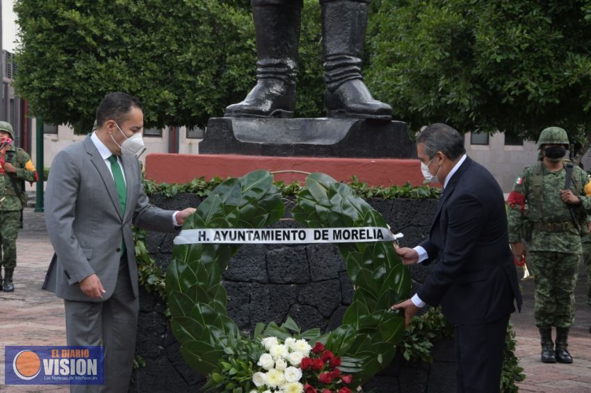 Ayuntamiento de Morelia conmemoró el CCX Aniversario del inicio de la Independencia de México