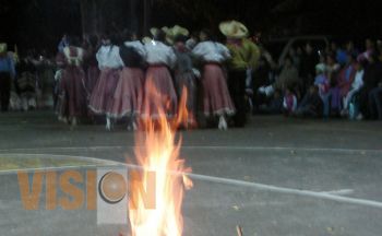 Velada revolucionaria en la comunidad de Zacán