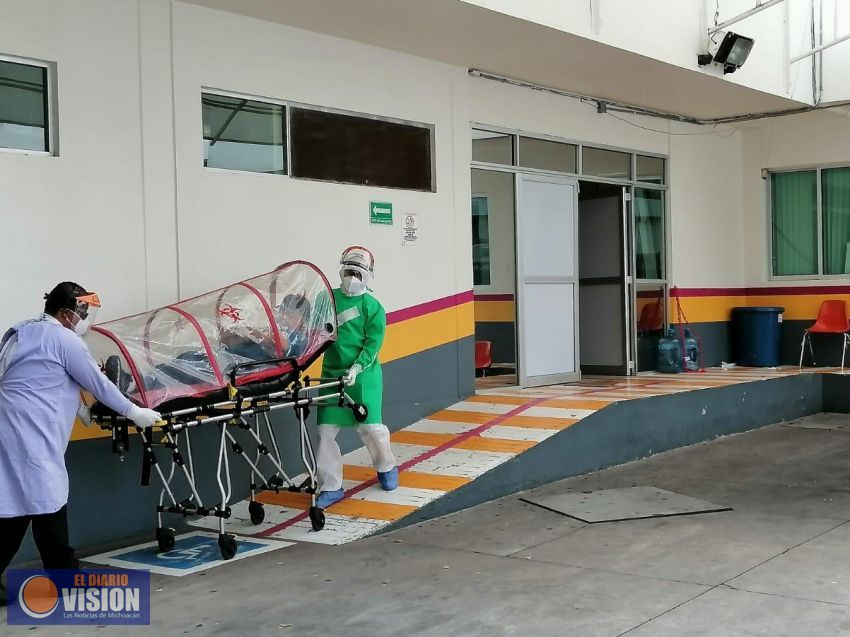 Hoy jueves, Michoacán alcanza 18 mil 358 casos confirmados y mil 457 decesos por Covid-19 