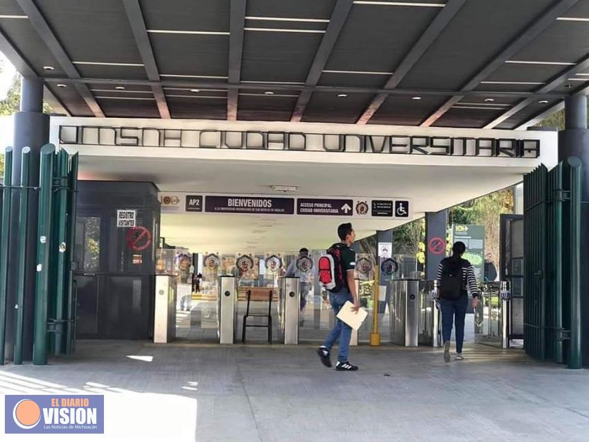 En la UMSNH, las clases seguirán en modalidad en línea hasta que el semáforo epidemiológico cambie 