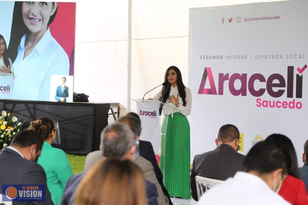 Resaltan trabajo legislativo de Araceli Saucedo en pro de grupos vulnerables y mujeres