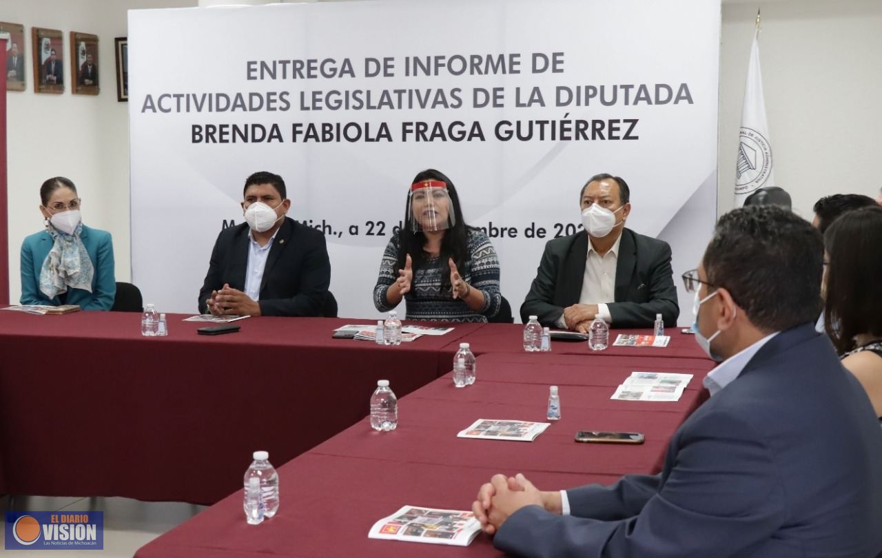 Brenda Fraga entrega II Informe al TJAM