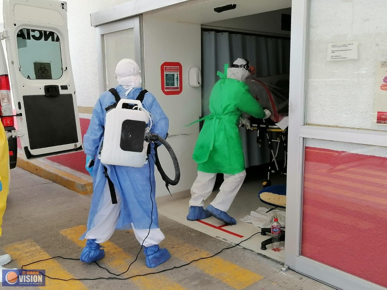 Hoy martes, Michoacán registra 19 mil 219 casos confirmados y mil 521 decesos por Covid-19 