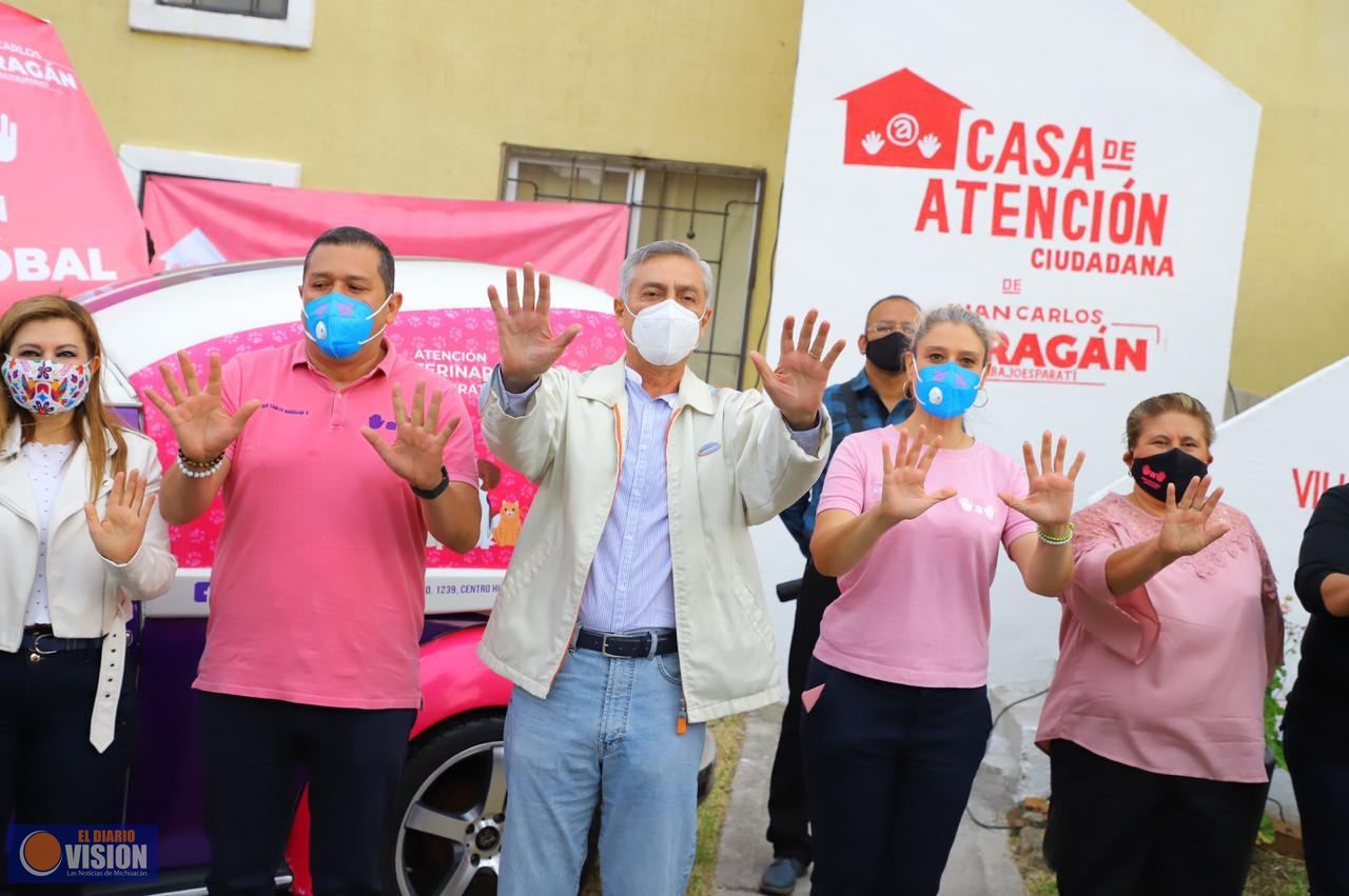 Inauguran Juan Carlos Barragán y Cristóbal  Módulo de Atención en Villas del Pedregal 