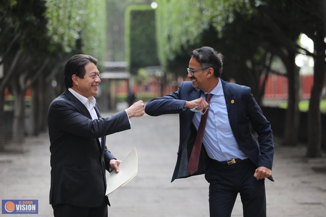 Aspirantes para la dirigencia de Morena se suman al proyecto de unidad de Mario Delgado