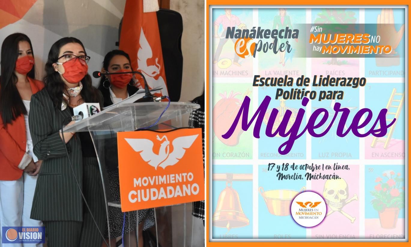 Movimiento Ciudadano anuncia Escuela de Liderazgo Político para Mujeres