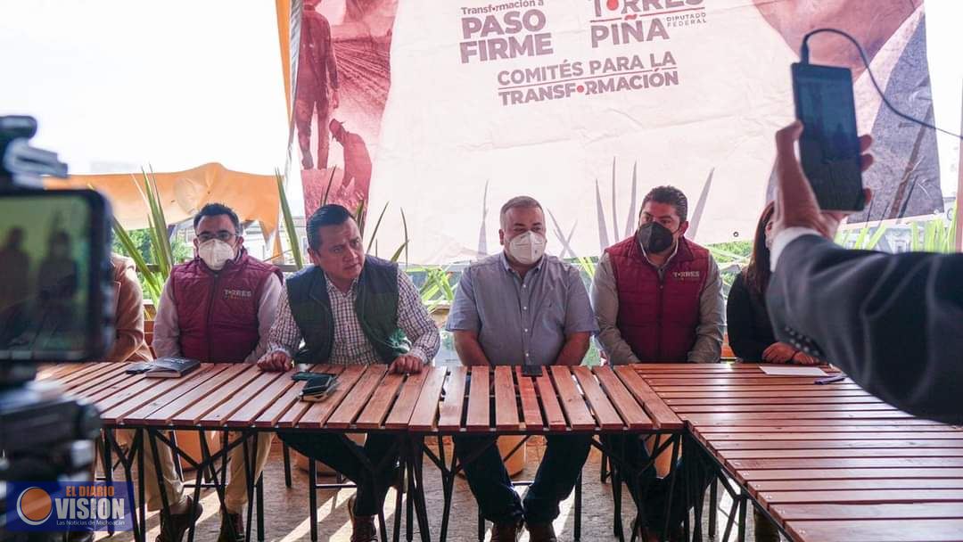 Es momento de que nuestra gente se sume al cambio y a la transformación: Torres Piña