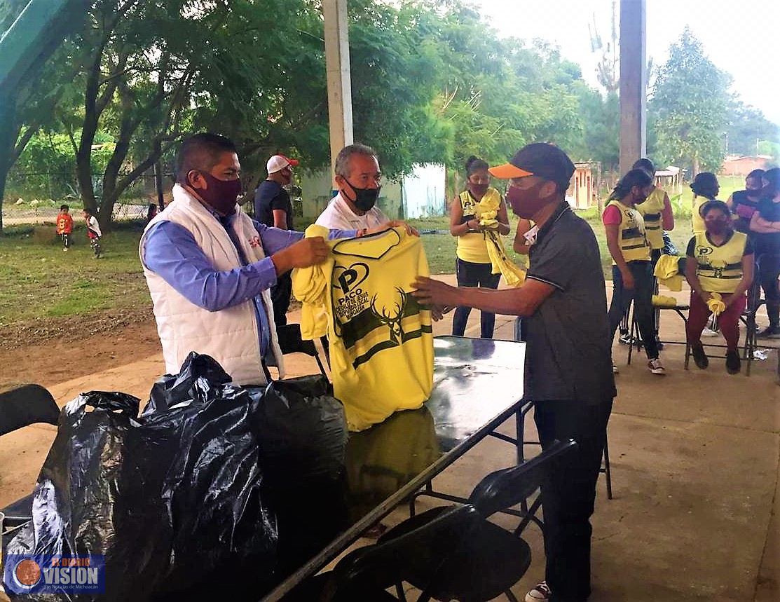 Por el Uruapan que todos queremos, Paco Cedillo se mantiene firme en el apoyo al deporte