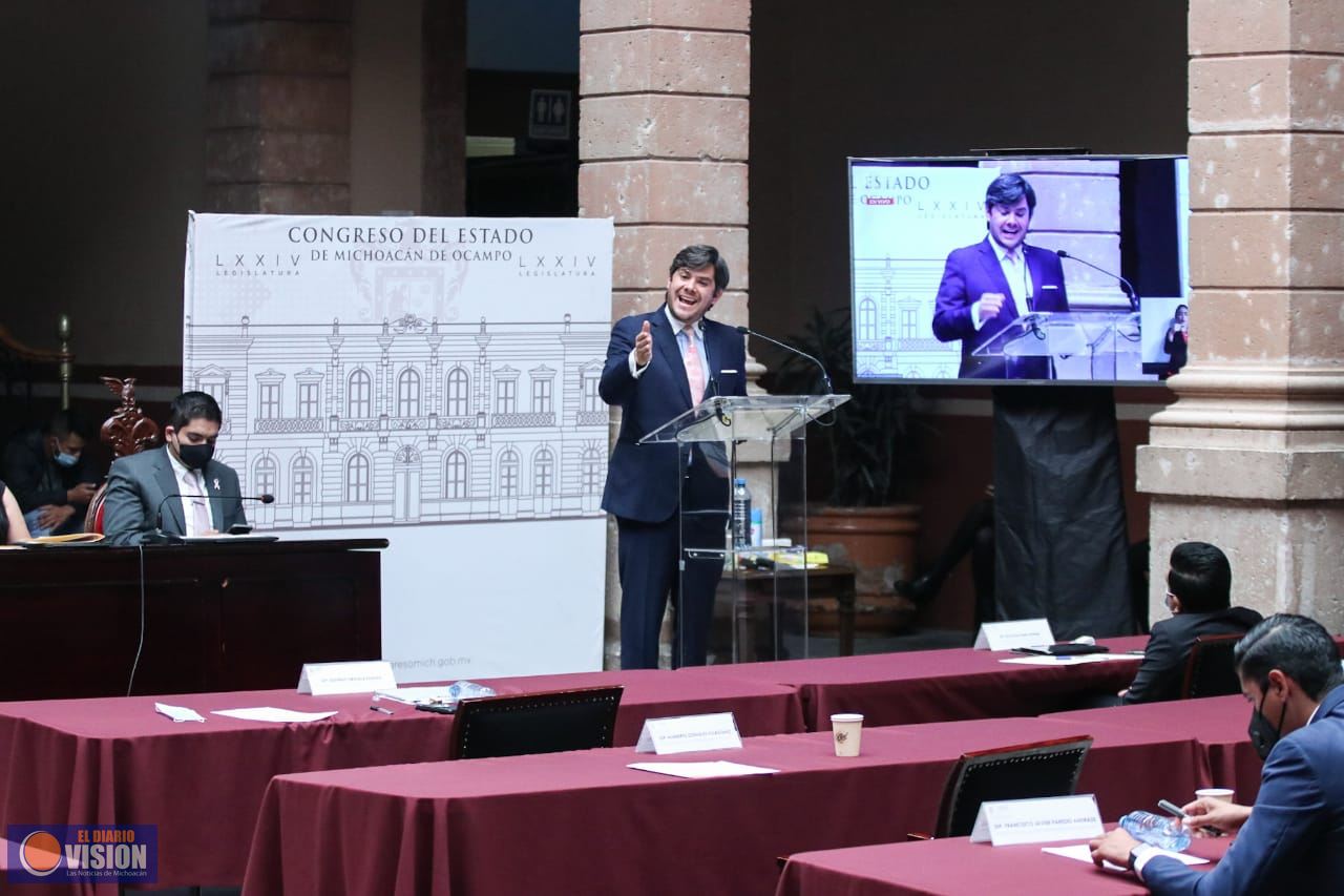 Michoacán requiere una Gran Alianza para recuperar la paz social: Eduardo Orihuela