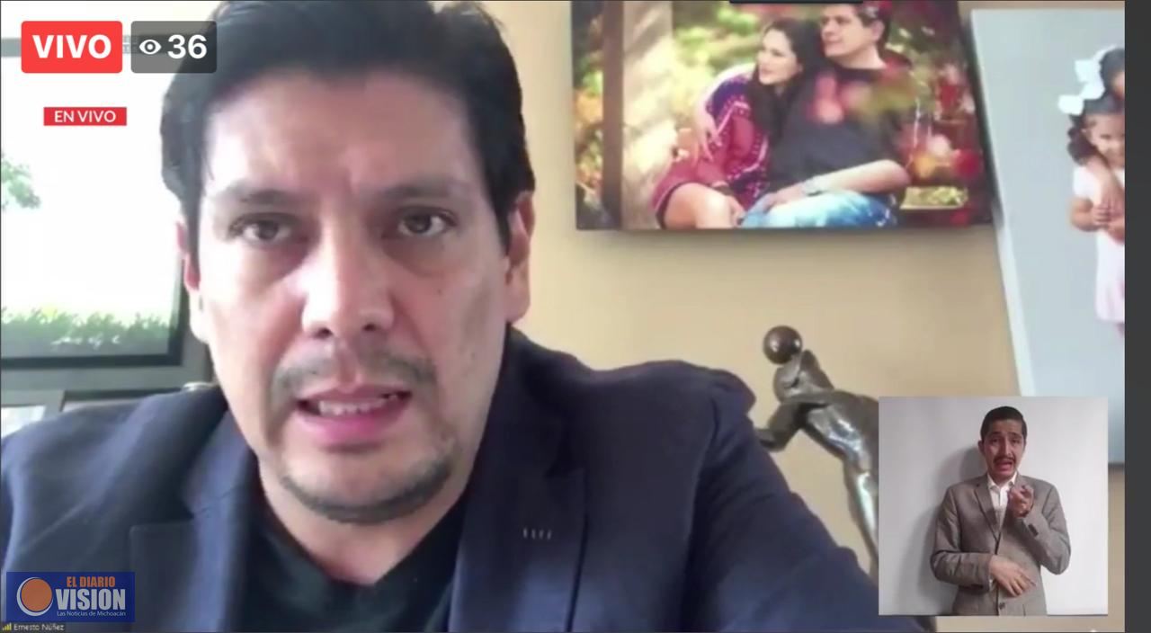 Michoacán necesita construir acuerdos en lugar de generar divisiones: Ernesto Núñez