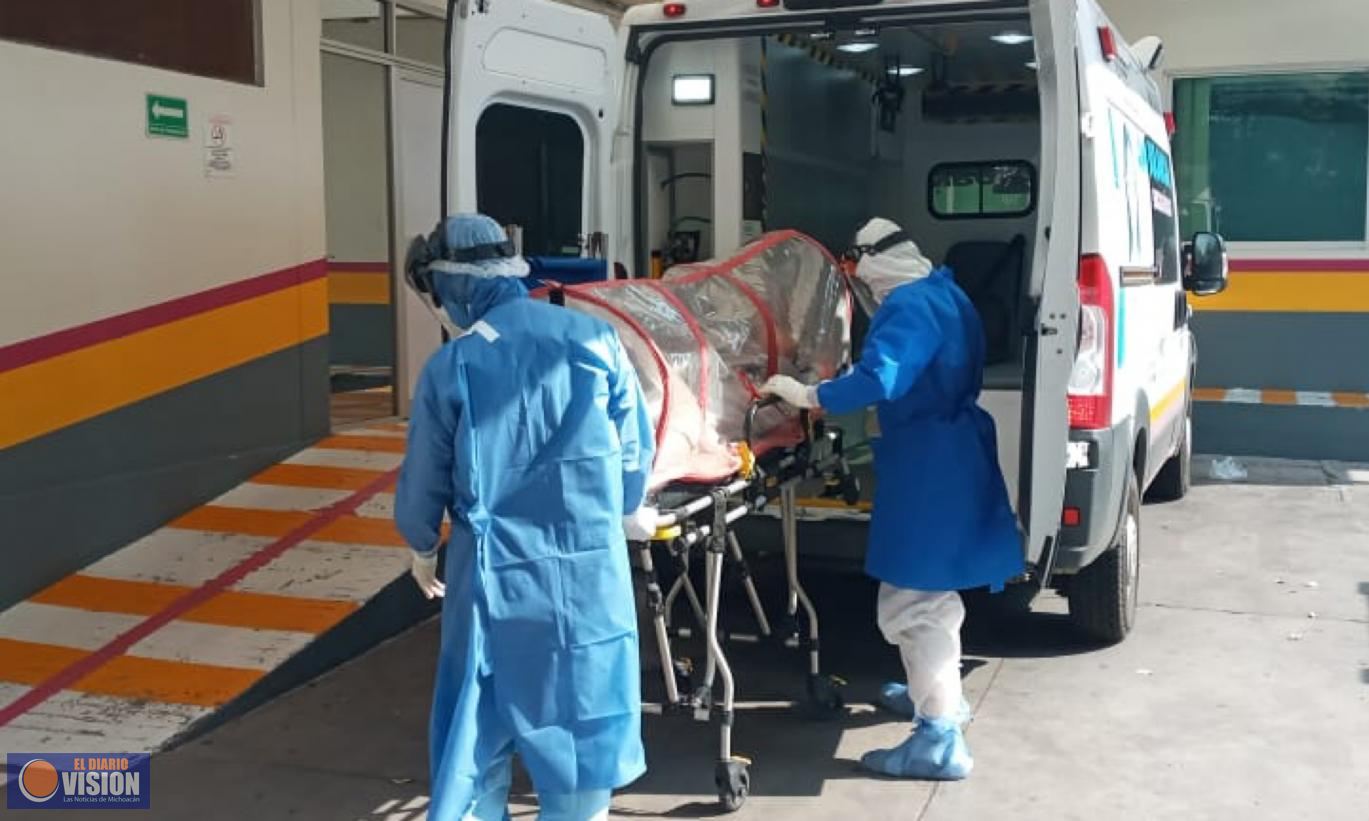 Hoy jueves, Michoacán registra 125 nuevos contagios y 16 defunciones por Covid-19 