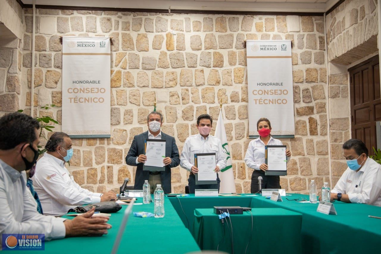 Firman IMSS y municipio de Morelia convenio para ampliar el acceso a servicios de salud 
