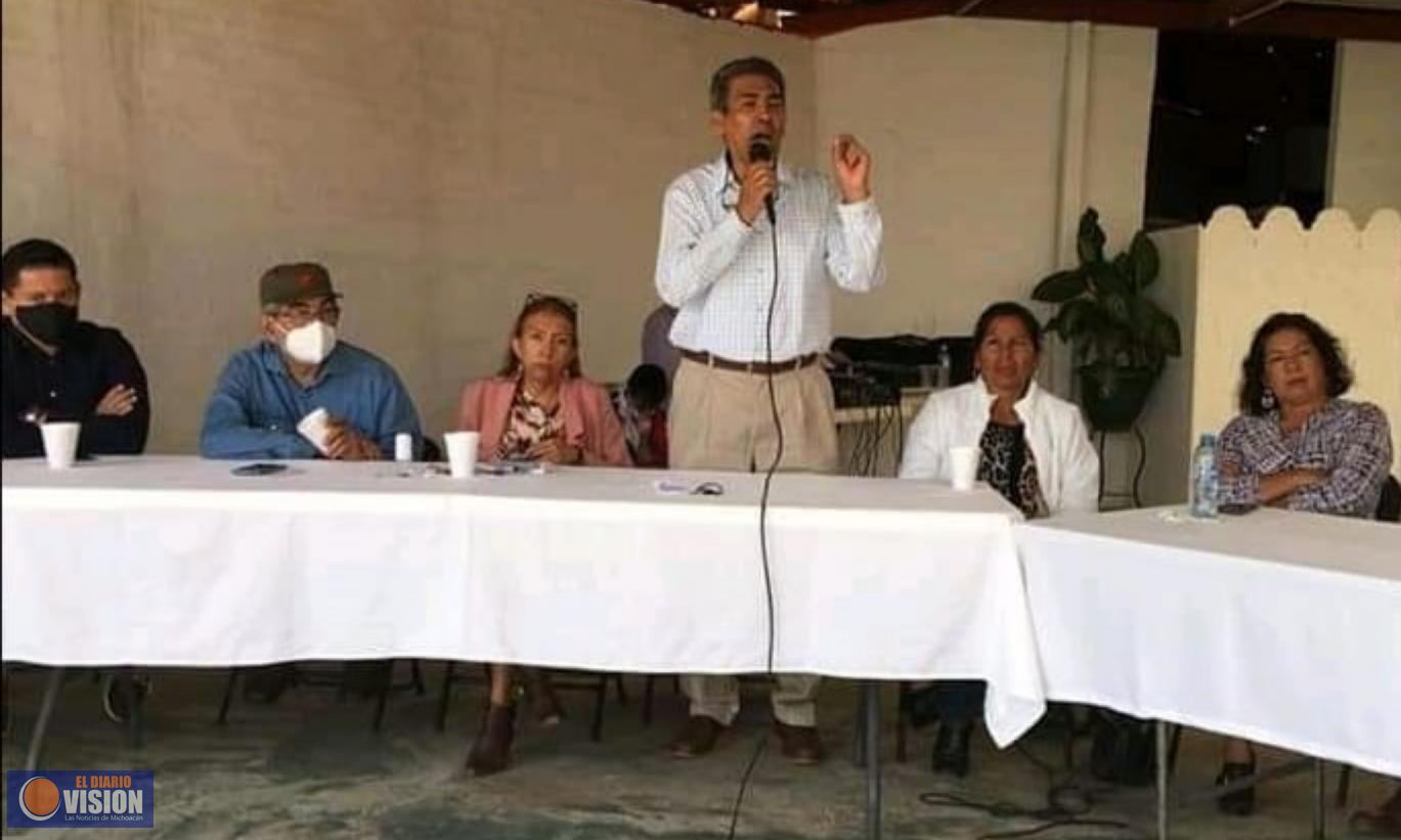 Juan Pérez Medina, recibe respaldo de organizaciones sociales 