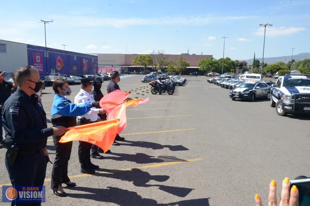 Policía de Morelia, fuerzas federales y estatales arrancan operativo del Buen Fin 