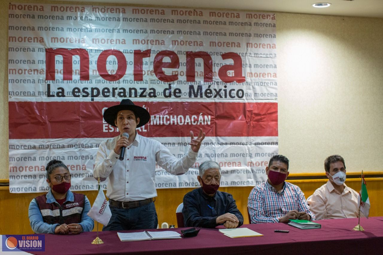 Con unidad y trabajo, Morena ganará la gubernatura de Michoacán: Dirigentes Morena