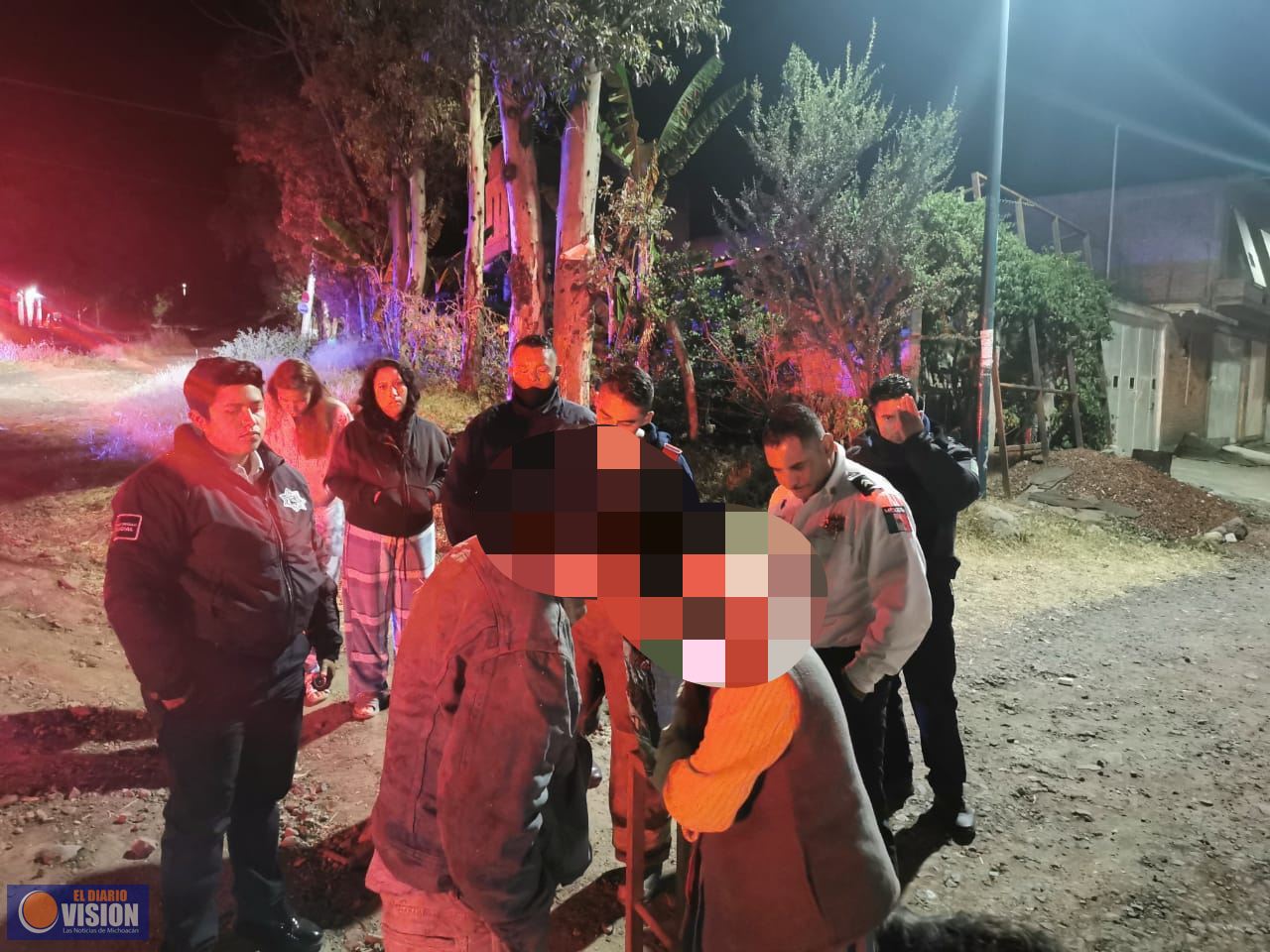 Policía Morelia interviene para sofocar incendio de una vivienda 
