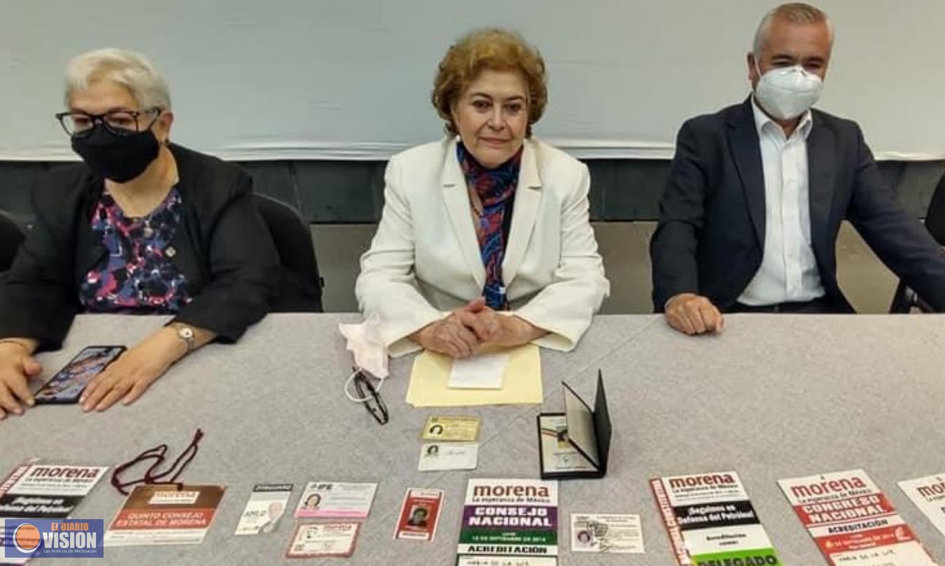 Candidato de MORENA al gobierno de Michoacán, deberá tener una trayectoria limpia: María de la Luz