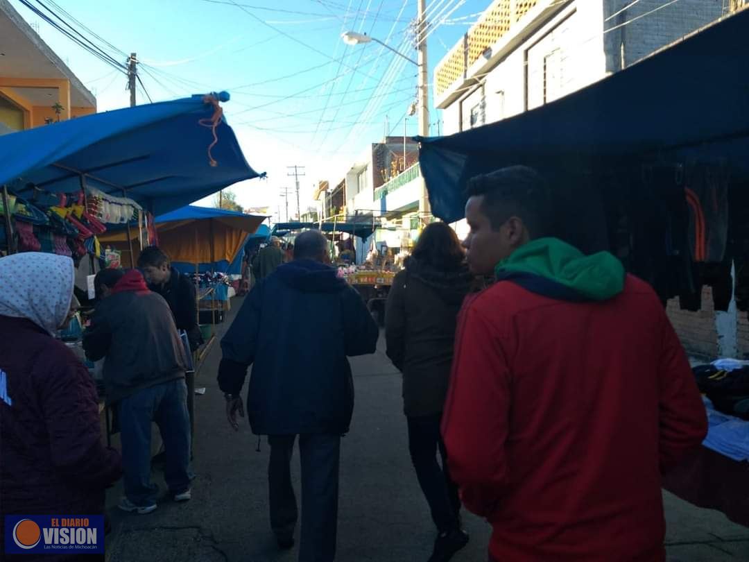 Gobierno de Morelia y comerciantes diseñan estrategia sanitaria para temporada navideña 