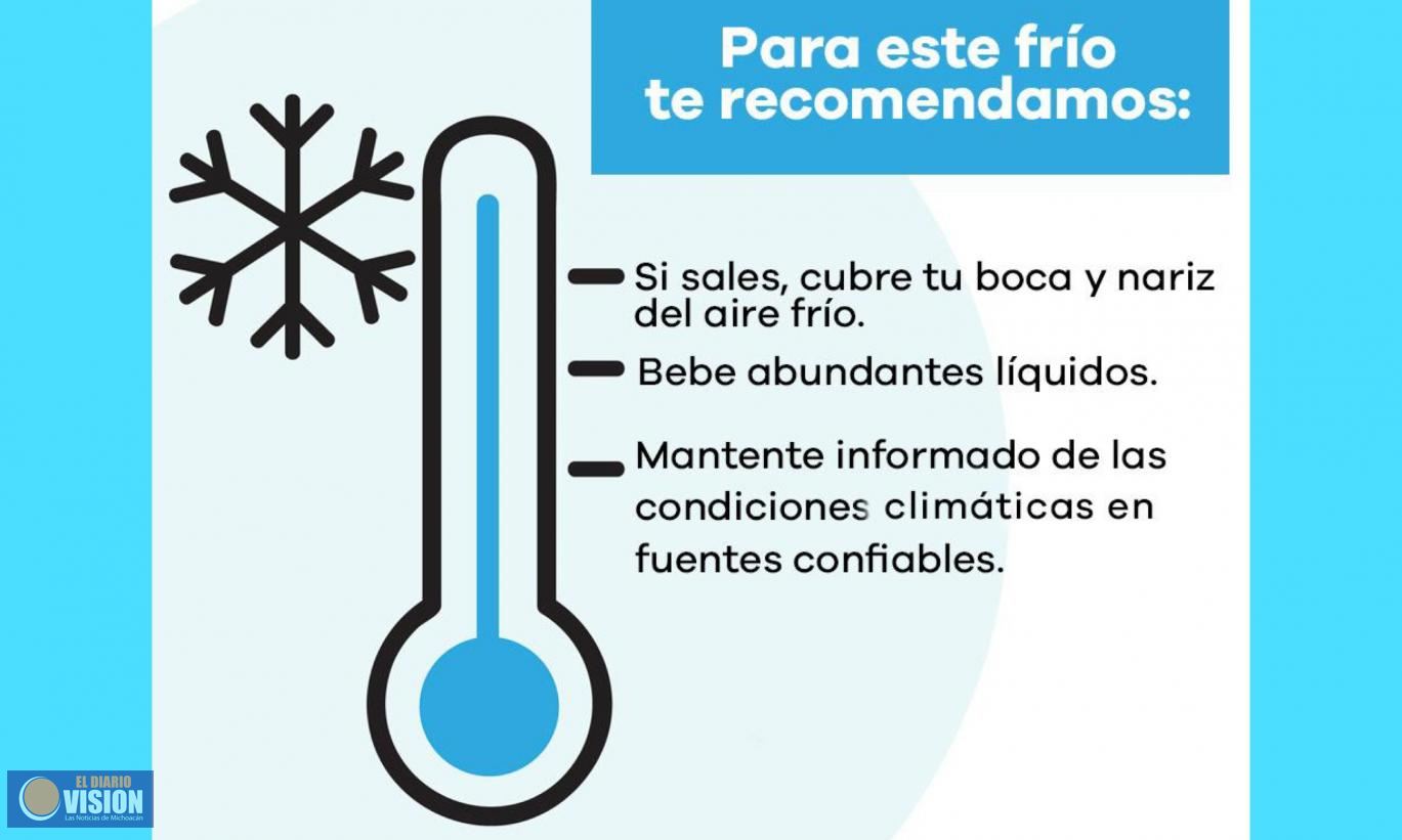 Se prevé descenso de temperatura en el estado por temporada invernal