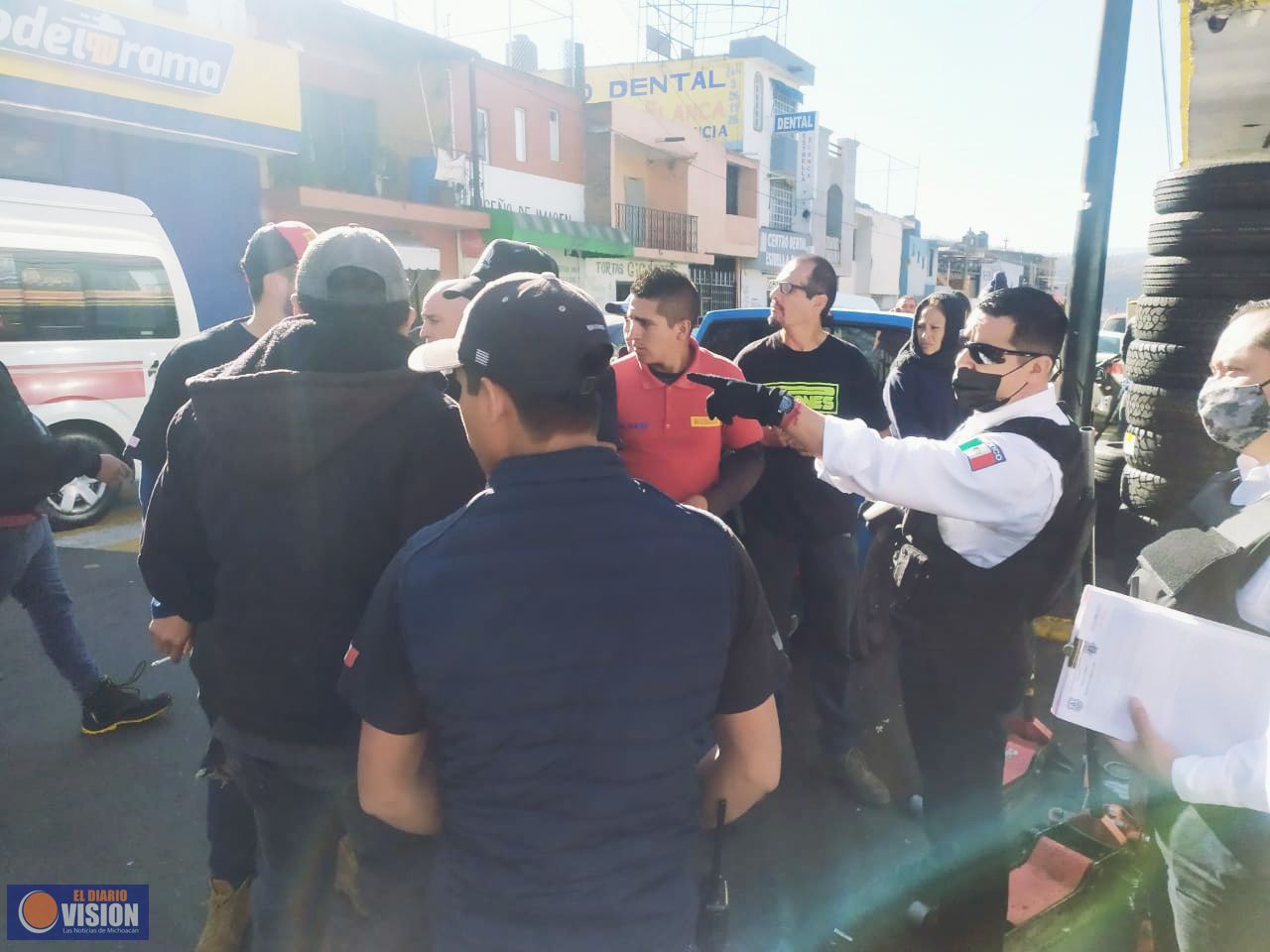 Policía de Morelia y SEMOVEP promueven movilidad en obras de distribuidor vial Mil Cumbres 