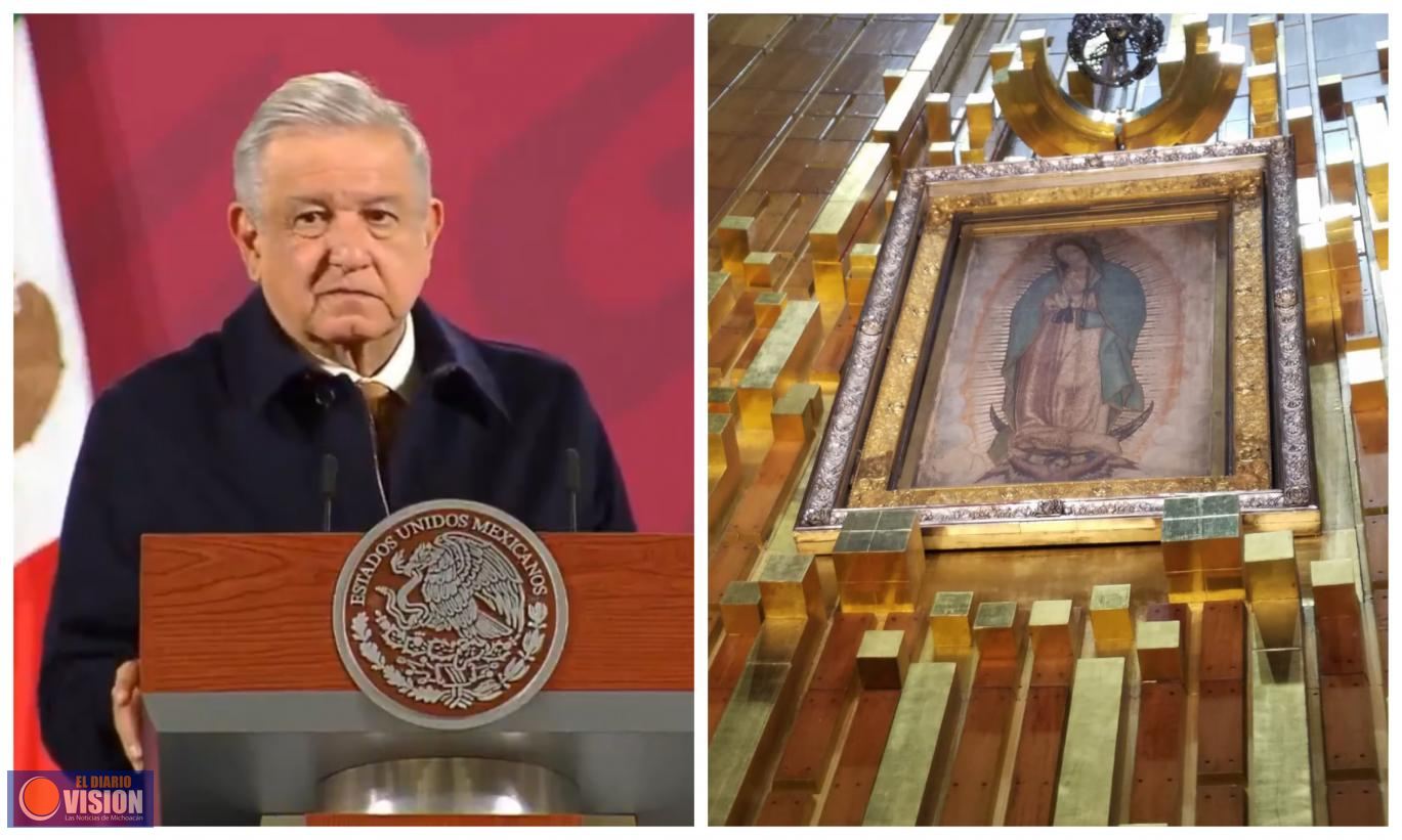 Pide AMLO que se eviten reuniones masivas en celebración a la Virgen de Guadalupe