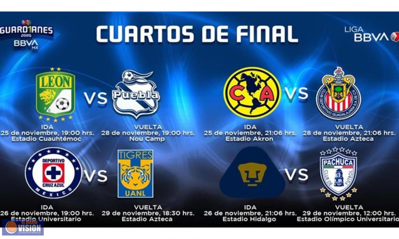 Anuncian las fechas y horarios de los Cuartos de Final