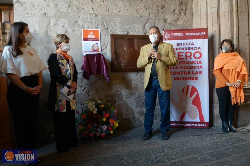 Por la protección de las mujeres, coloca Ayuntamiento buzones naranja en sus oficinas 