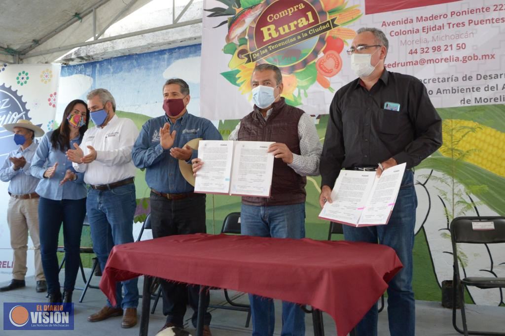 Con programa, reactivará Raúl Morón la economía en las zonas rurales de Morelia 