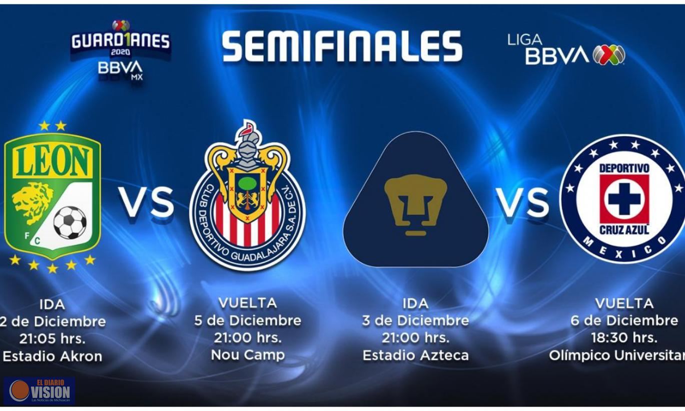 Definidos los horarios de las Semifinales del torneo Guard1anes 2020