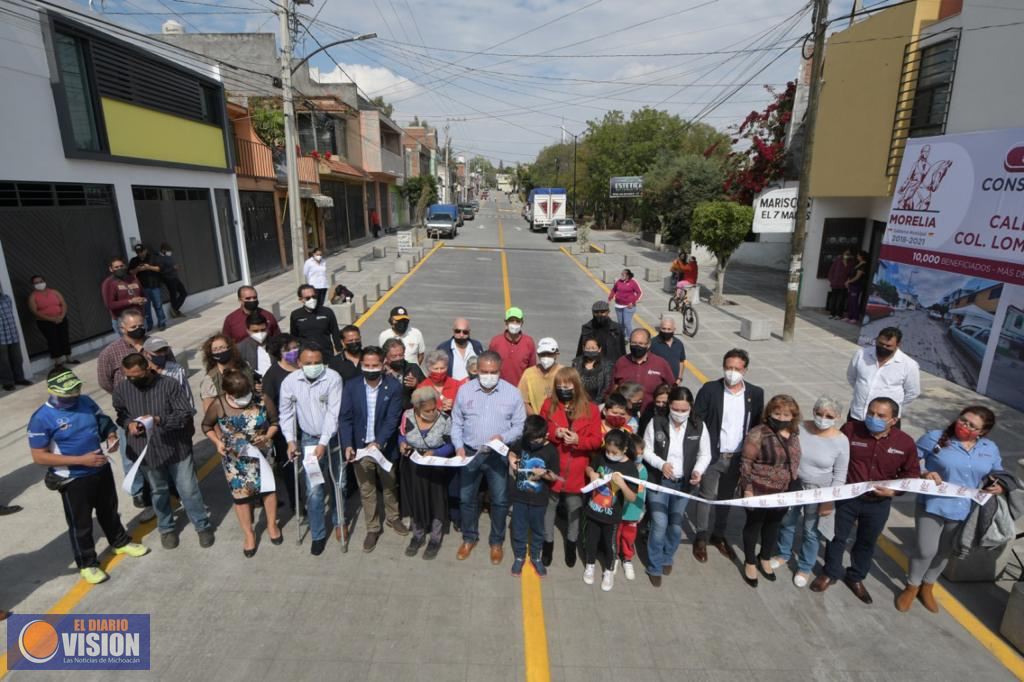 Raúl Morón lleva transformación y regeneración vial a Lomas de Santiaguito 