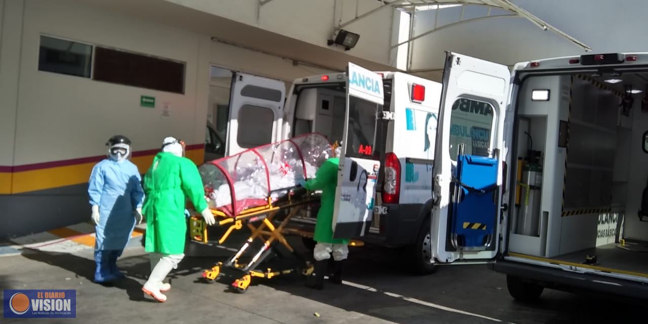 Michoacán reporta 120 contagios y 23 defunciones, hoy martes 
