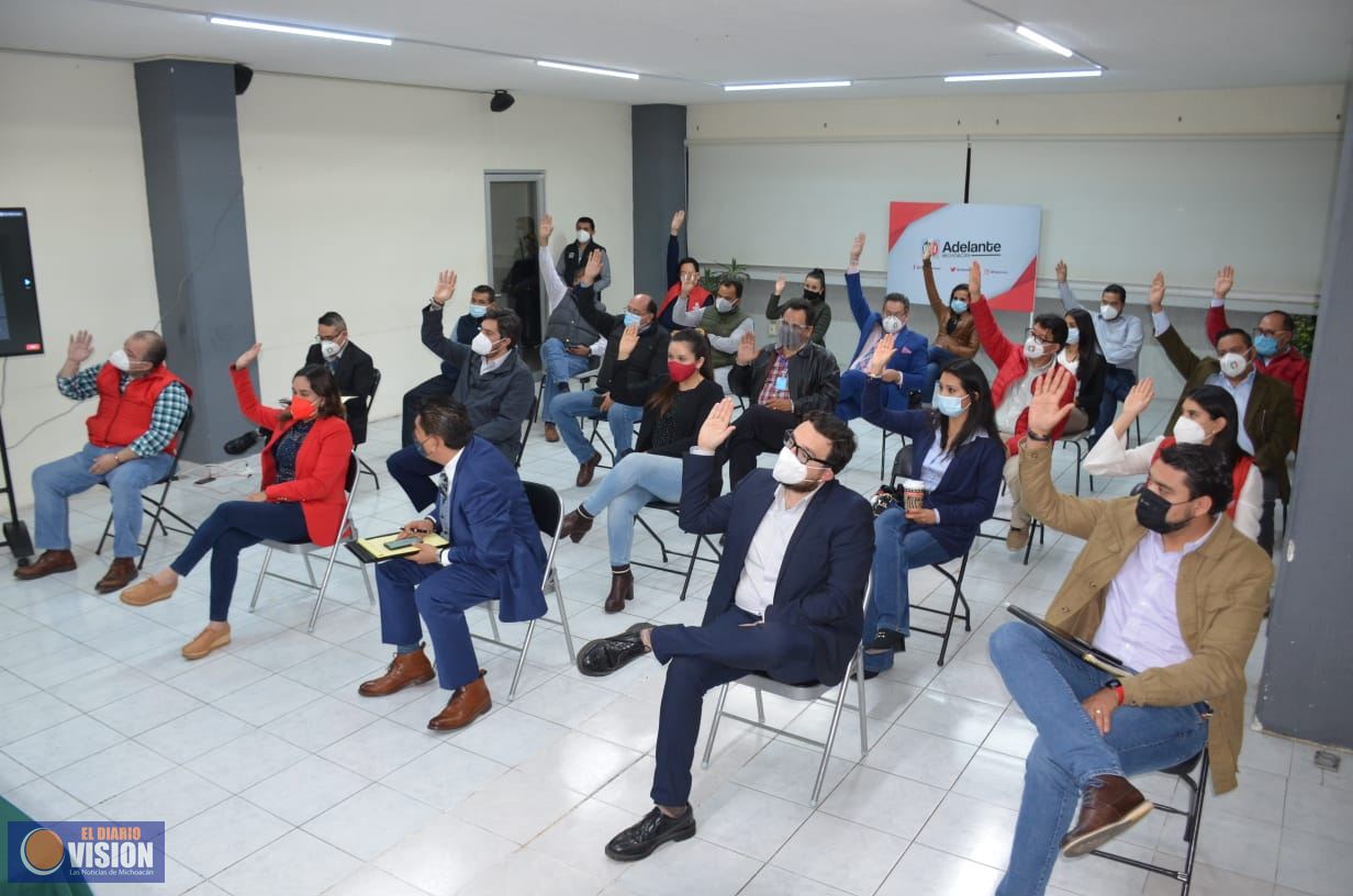 Priístas michoacanos dan luz verde para formalizar la alianza Equipo por Michoacán