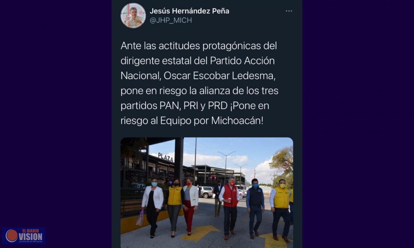 Irresponsable poner en riesgo al Equipo por Michoacán: PRI