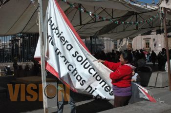 Luego de 100 días de plantón, Antorcha Campesina se retira 