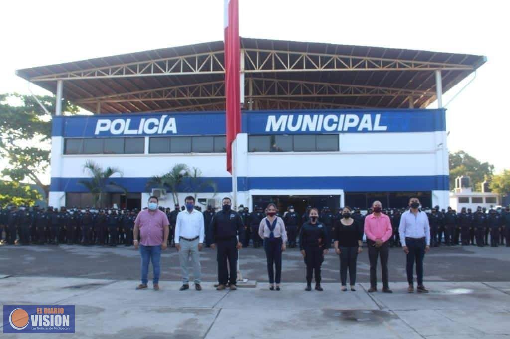 Itzé Camacho, clausuró el curso de Formación Continua de los Elementos Policíacos