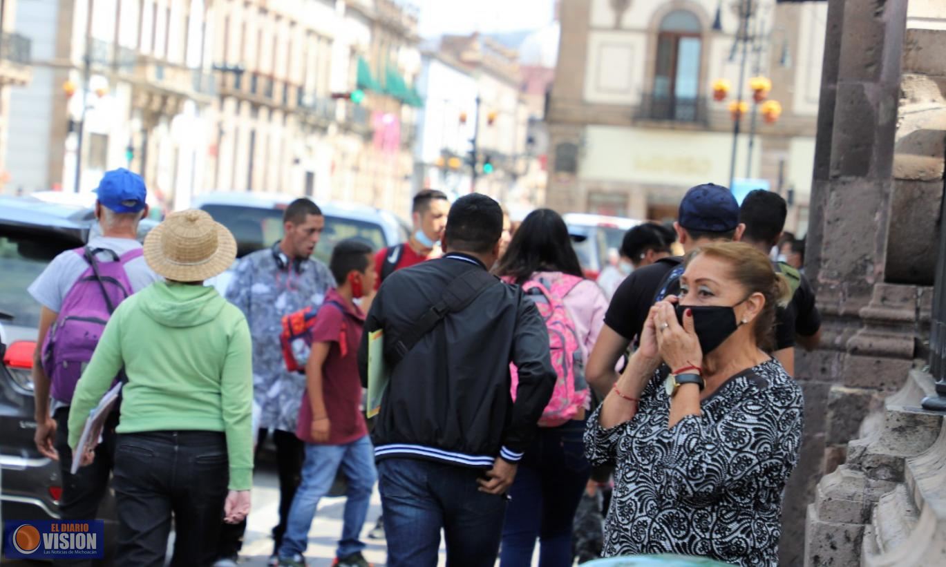 Michoacán registra 182 contagios, de los cuáles 32 se dan en Morelia 