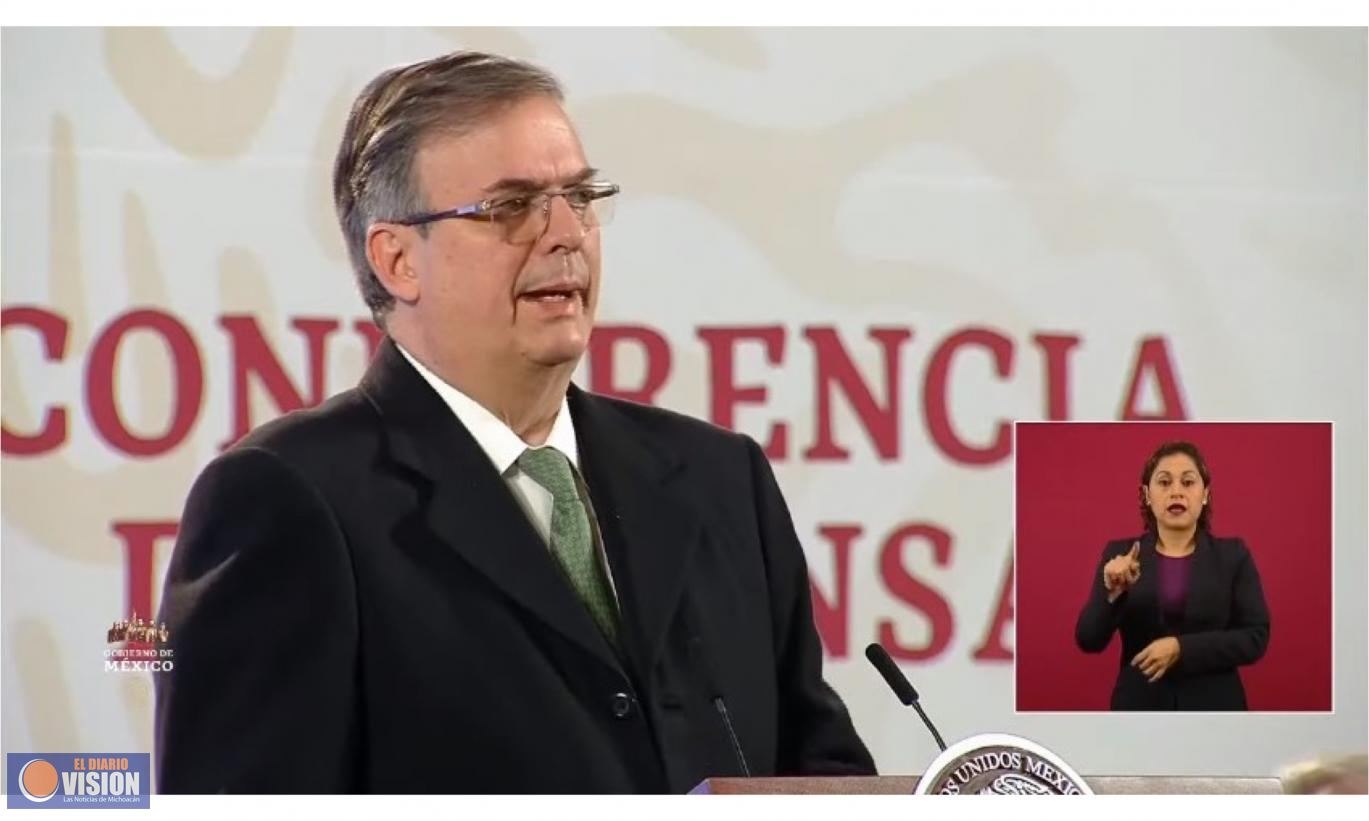 Ebrard confirmó que el miércoles llegará a México el primer lote de vacunas contra COVID-19