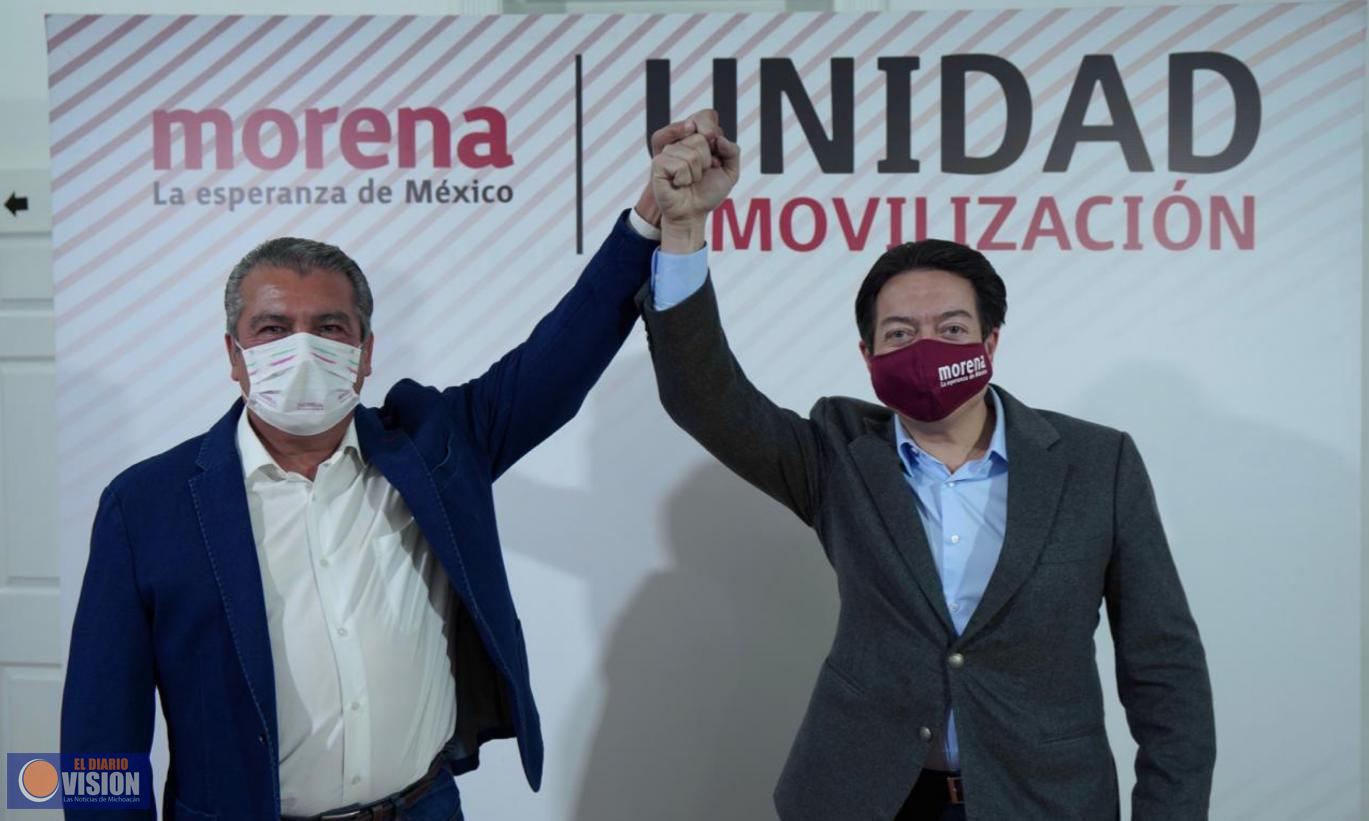 Raúl Morón encabezará el proyecto para instaurar la 4ta. Transformación en Michoacán