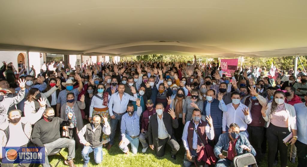 Con unidad, Raúl Morón consolidará la Cuarta Transformación en Michoacán