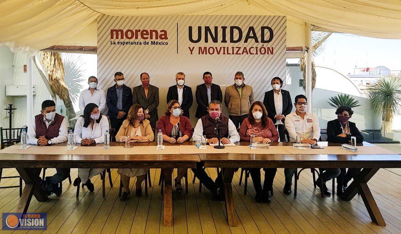 Diputados morenistas, cierran filas a favor de Raúl Morón 