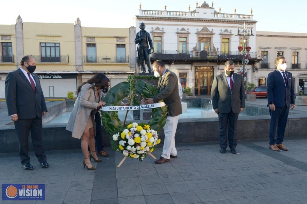 Conmemora, Gobierno de Morelia CCVI aniversario del natalicio de Melchor Ocampo 