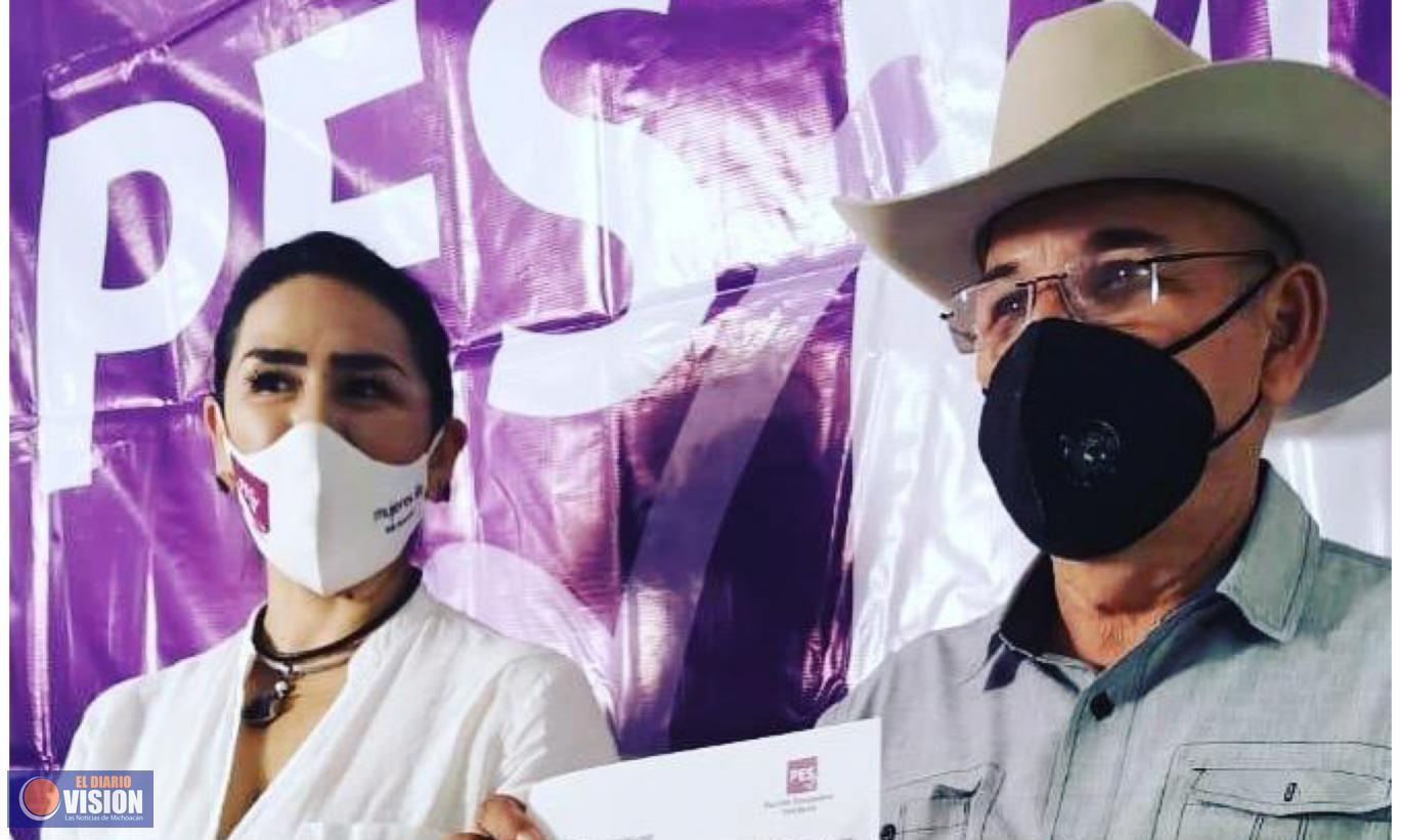 Inician Hipólito Mora y Tzitziqui Peña precampaña rumbo a la gubernatura de Michoacán