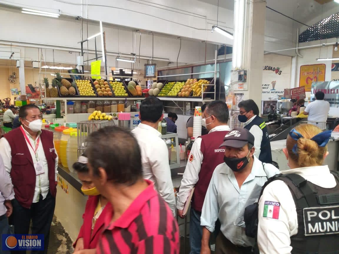 Intensifica Gobierno de Morelia operativo para verificar medidas sanitarias en negocios 