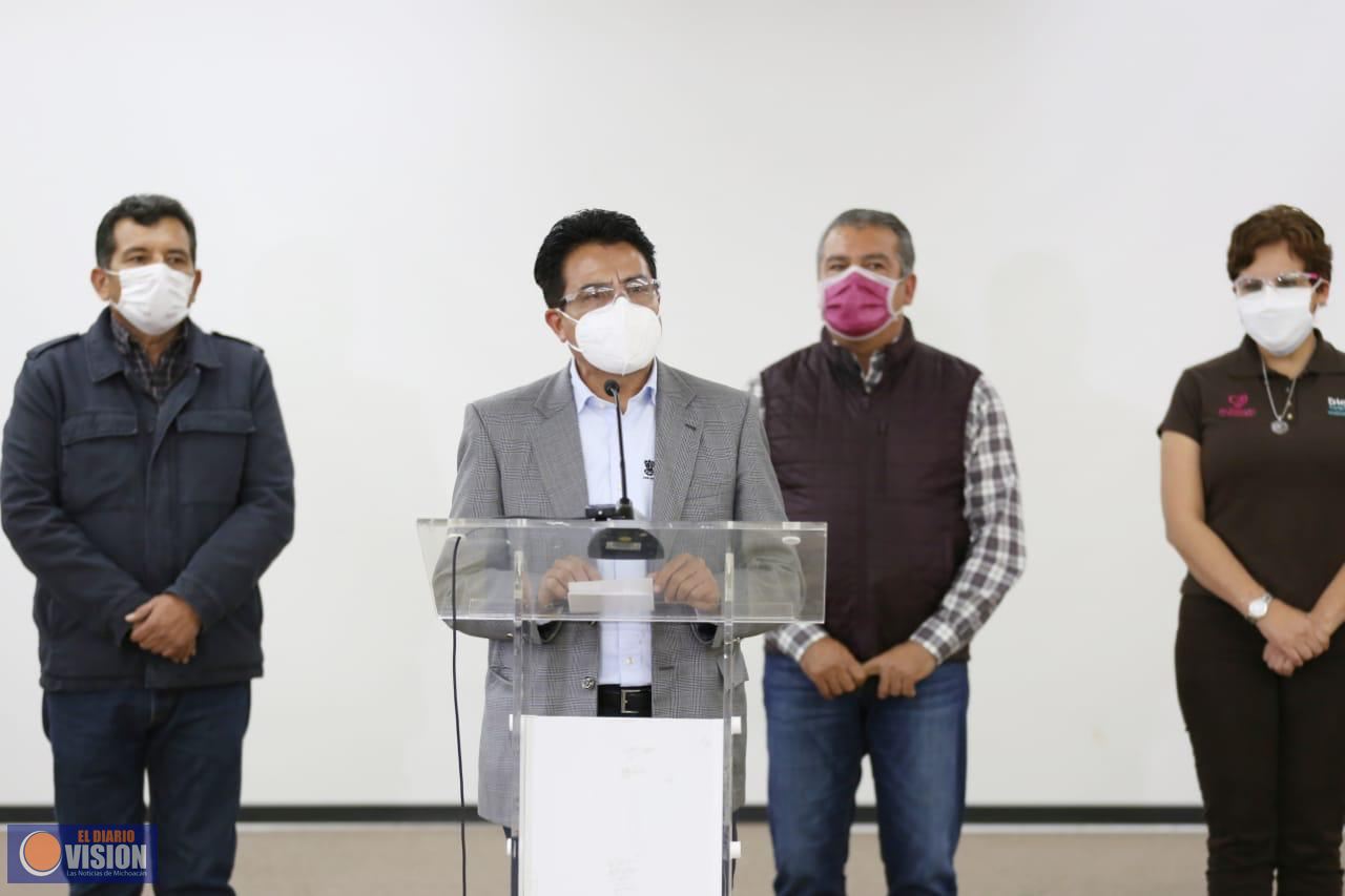 Refuerzan medidas de prevención en Morelia ante repunte de casos de COVID-19