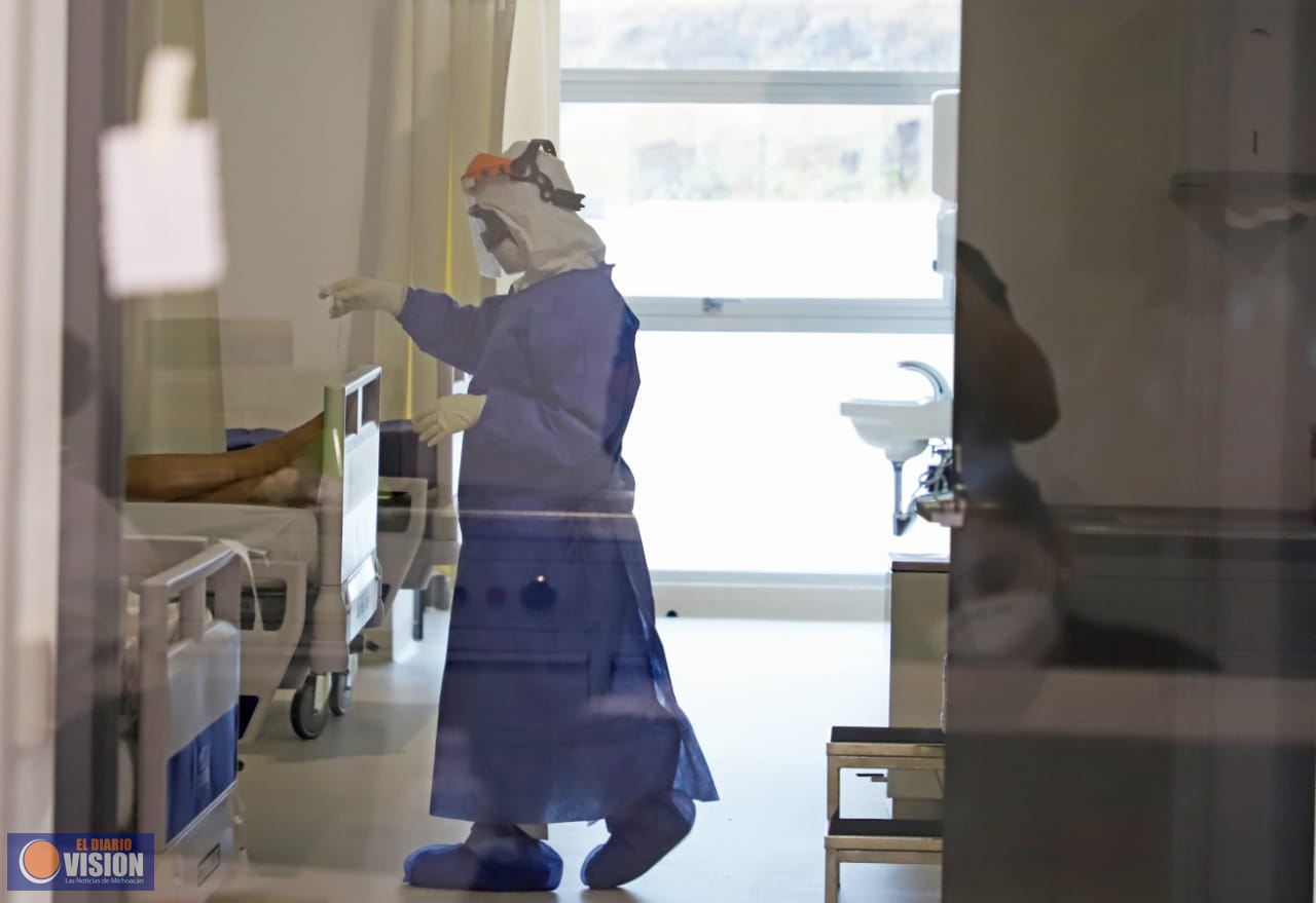 Alcanza Morelia ocupación hospitalaria COVID-19 del 96%