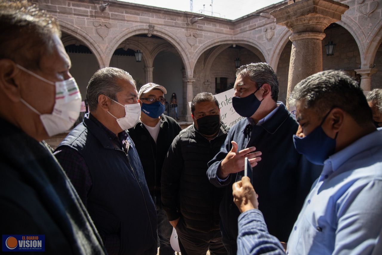 Sostuvo Raúl Morón audiencia con dirigentes y agremiados sindicales del OOAPAS 