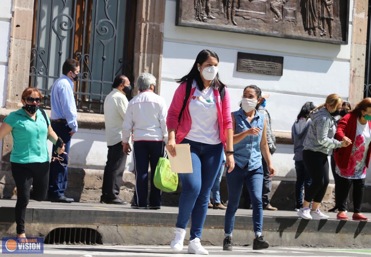 Michoacán reporta 568 contagios y 28 defunciones por Covid-19, en las últimas horas 