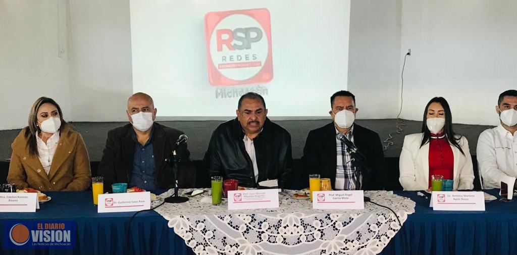 RSP Michoacan presenta a algunos aspirantes a candidaturas a elección popular   