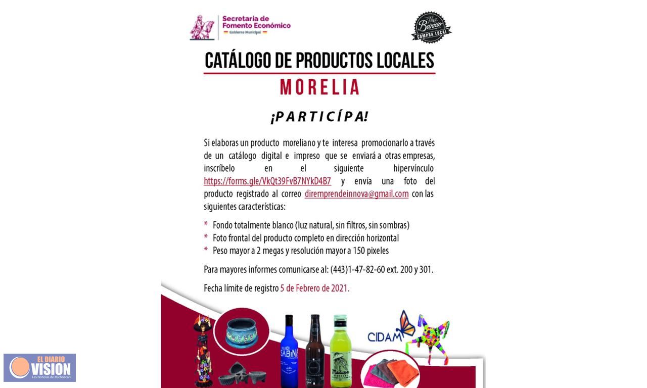SEFECO creará catálogo digital e impreso de productos locales de Morelia, ramo proveeduría 